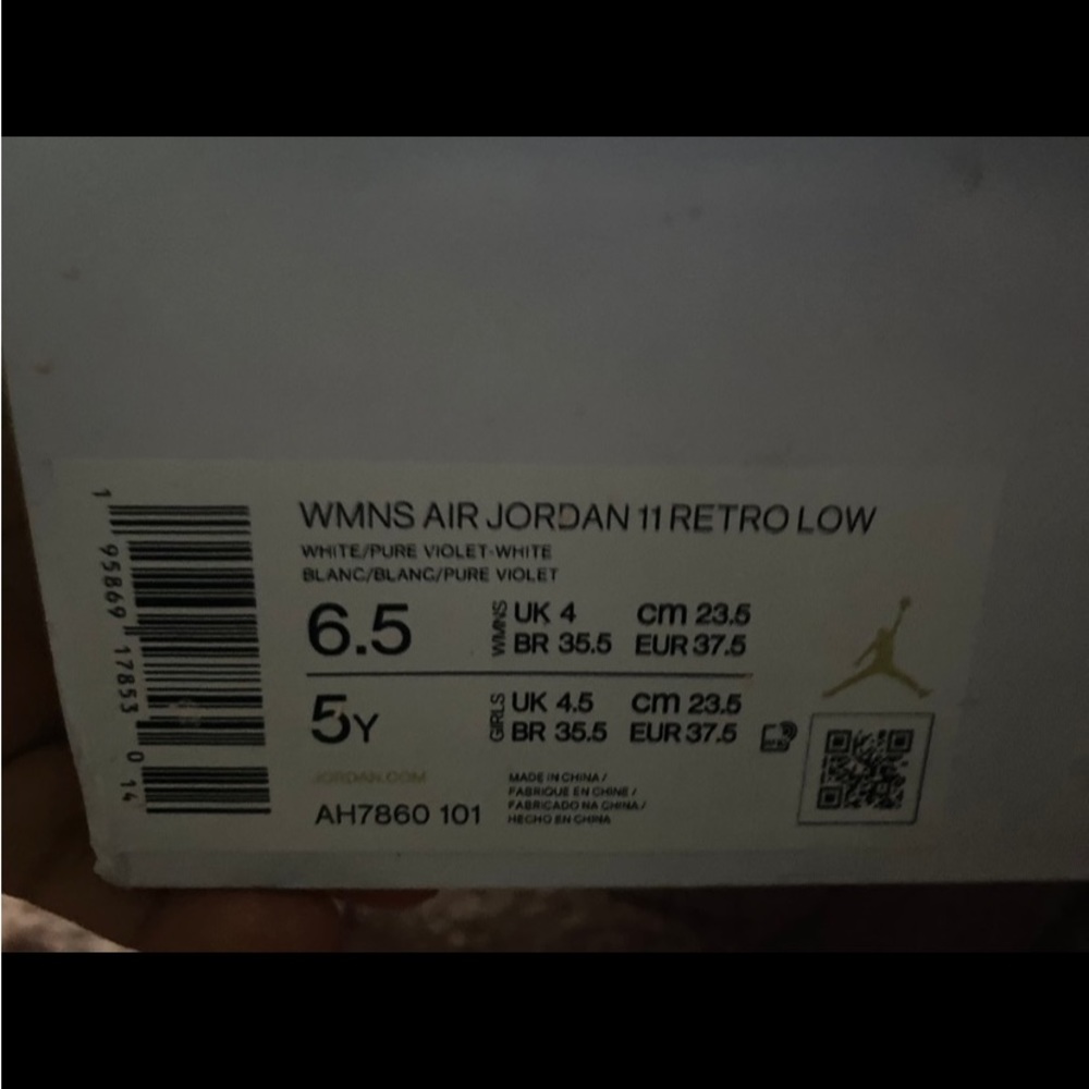 Air Jordan Low 11 Pure Violet